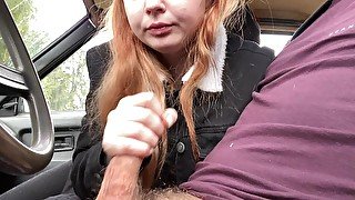 blowjob in the car