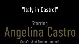 Thick Cuban Angelina Castro And Italian Roberta Gemma Give Double Blowjob!