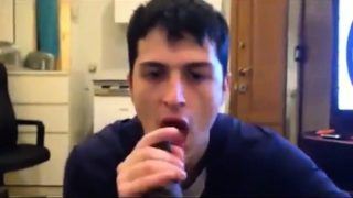 White Mexican Young Boy Sucking Black Cock Eating Cums