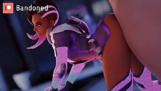 Sombra Taking A Big Cock In Her Ass