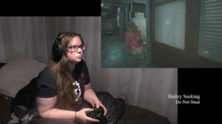 BBW Gamer Girl Drinks and Eats While Playing Resident Evil 2 Part 5