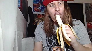 Newbie, Sucks A Banana, Like A Bitch, HaHaHaHaHa!