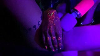 Thunderstorm Sex Magic Masturbation Blacklight + BONUS footage