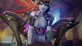 3D Compilation: Dva Mercy Widowmaker Dick Ride Uncensored Hentai Compilation Overwatch