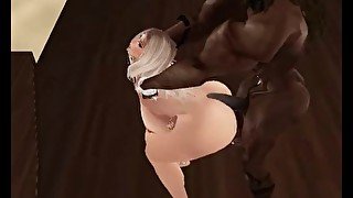 big booty dani ger her azz fucked for a black bull 3 - imvu