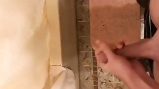 Step mom caught Step son jerking off while she’s showering