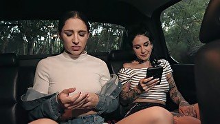 Outdoor fucking in the local woods with pornstar Abella Danger