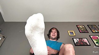 Post-Workout Gay Ass & Feet Worship POV