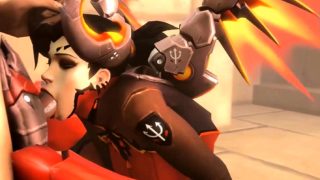 3D Sex Compilation of The Best Girl from Overwatch