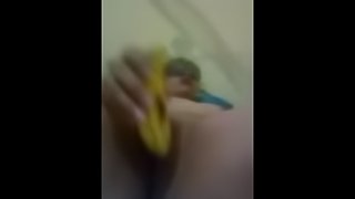 Cogiendome la banana