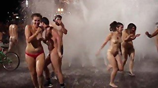 Naked bike ride after party