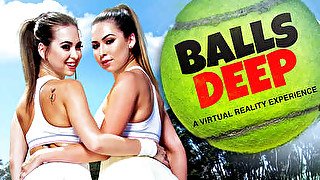 Balls Deep VR Porn starring Riley Reid and Melissa Moore - NaughtyAmericaVR