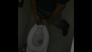 Caught Jerking Off In Public Bathroom