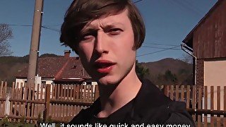 CZECHHUNTER - Young Czech Twink Bounce On a Raw Cock For Extra Cash