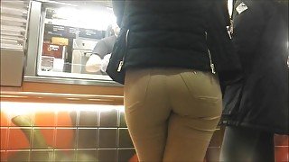 street tight teen 18+ ass in jeans