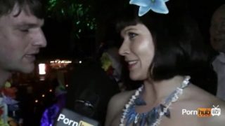 PornhubTV Liselle Bailey Interview at SHAFTAs 2012