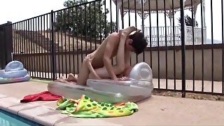 Cute twinks at pool sucking fucking and cums