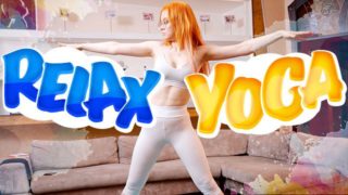 Sheryl X - Naked yoga at home