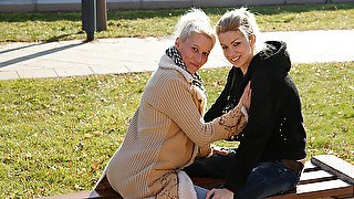 A First Old And Young Lesbian Date Turns Out Hot - MatureNL