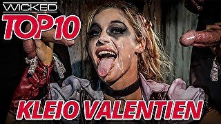 Wicked - Top 10 Kleio Valenting Videos - Blonde Inked Babe Rides And Fucks Big Dicks