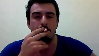 Very handsome turkish dude cumming