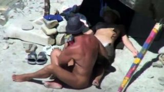 Horny wife has her lover fingering her pussy under the sun