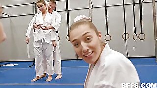 Cum Pao With Codey Steele, Bella Rolland And Olivia Grey