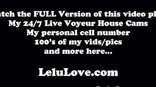 Couple fucks POV but JUST hidden enough to taunt & tease you as she denies you SO hard female domination fun - Lelu Love