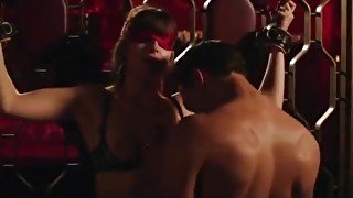 Dakota Johnson naked and tied in sex scenes