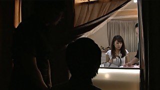 Mind-blowing asian wife getting pounded by her masseur