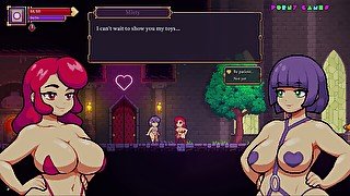 Scarlet Maiden (by Otterside Games) - busty nun on the dungeon #1