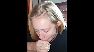 Blonde Teen Blowjob - POV