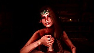 This Magnificient Elf Sucks Like a Goddess - 3d Uncensored Hentai Animation Skyrim POV