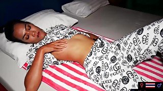 Amateur Thai teen big cock suck and fuck