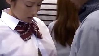 He fondles Japanese schoolgirl on train