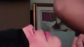 Blindfolded Girls Face as She Gets Fucked and Facial