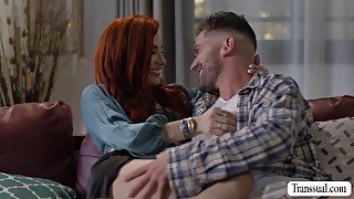 Slut Redhead Shemale Lets Her New Boyfriend