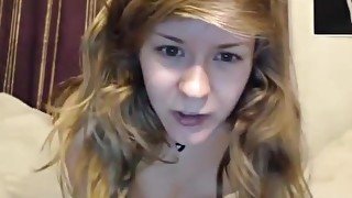 Cute small-breasted cam-slut low quality