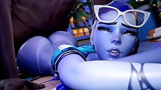 Widowmaker Enjoying The Night Life Activities