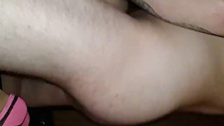 Chick rides dick like a pro pussy wet