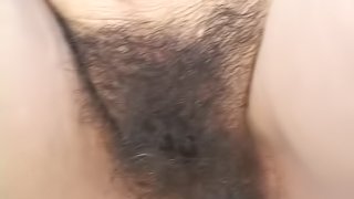 Hairy MILF Aranka Gets Fucked and Jizzed On Her Bush Outdoors