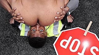 Rose Monroe & Lil D. in Crossing Guard Fucks a Big Butt - AssParade