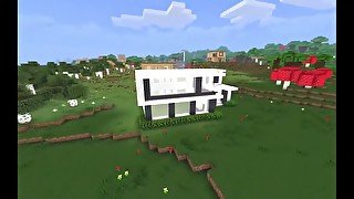 How to build a Big Modern Mansion in Minecraft