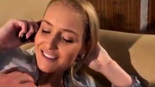 Girl keeps talking on phone even when boyfriend fucks