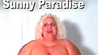 Sunny Paradise BBW strip Sybian