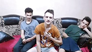 3 Sexy Str8 Romanian Boys Go Gay, Have Fun On Cam, Hot Asses