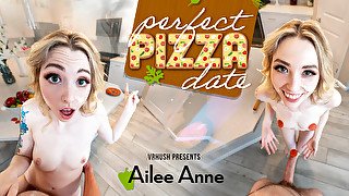 Ailee Anne - Perfect Pizza Date - Blonde Babe Hardcore Vr Porn