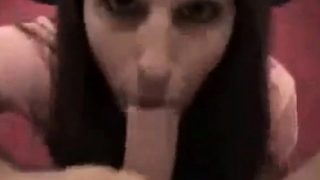 she loves deep throat cum shot