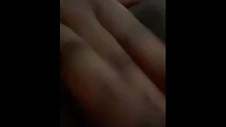 Rubbing my fat pussy until orgasm