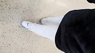 Step mom caught on survilence camera fucking step son in supermarket